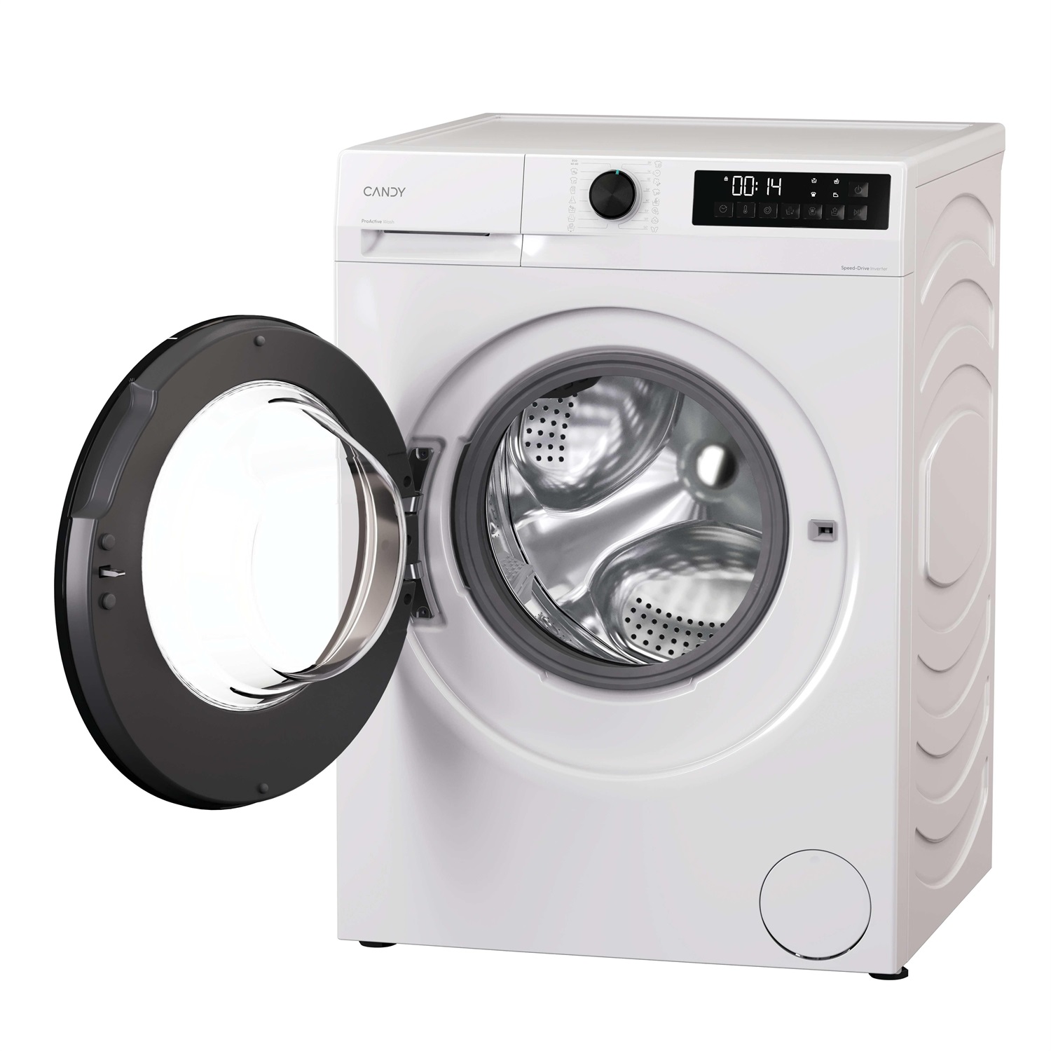 Candy GD 48SB6-S Lavatrice 8kg Caricamento Frontale, 1351 Giri/min, Funzione Vapore e Easy Iron
