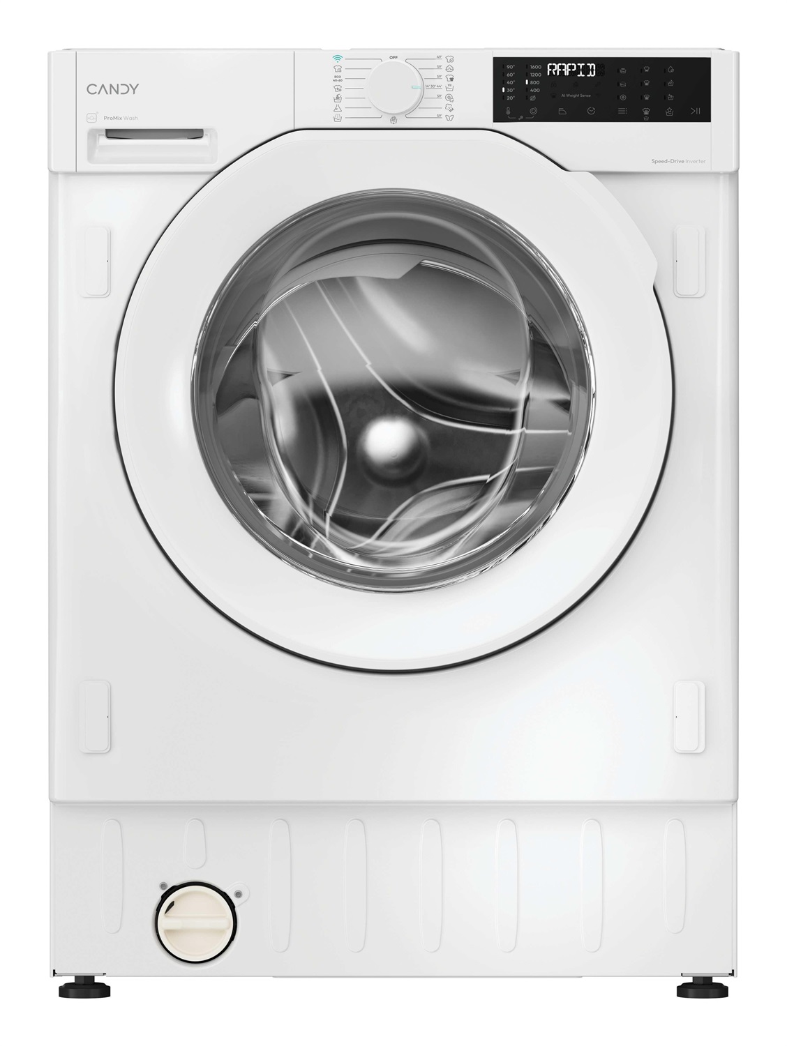 Candy BC4S69M6D8J-S - Lavatrice 9 Kg, 1600 giri/min, Caricamento frontale, Classe energetica A