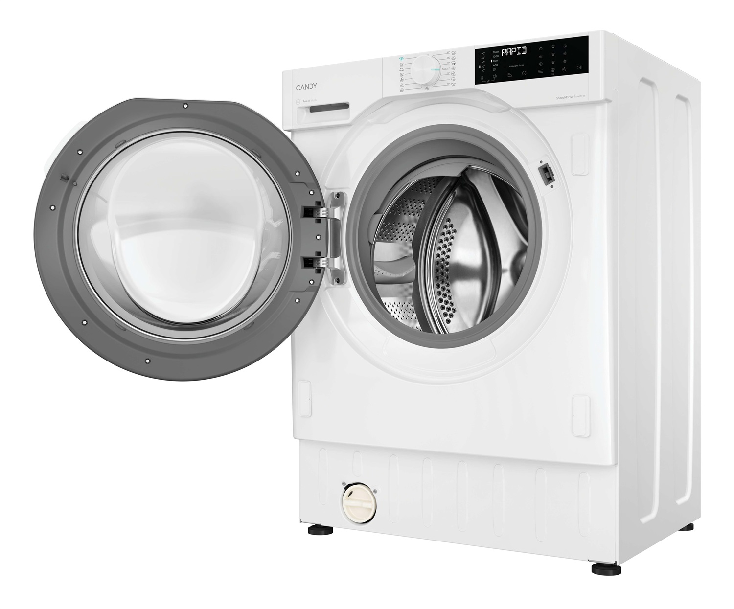 Candy BC4S69M6D8J-S - Lavatrice 9 Kg, 1600 giri/min, Caricamento frontale, Classe energetica A