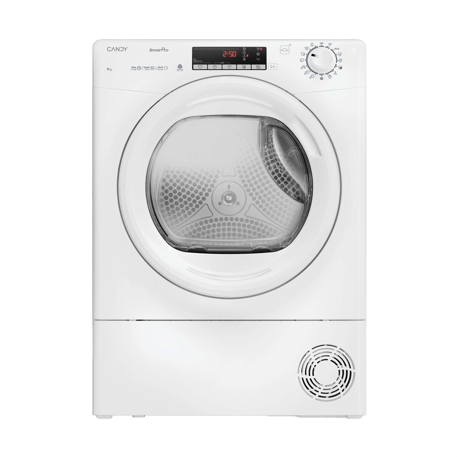 Candy Asciugatrice a Pompa di Calore 9 Kg Classe D con WiFi e 15 Programmi - Modello CRO EH9N2TE-S