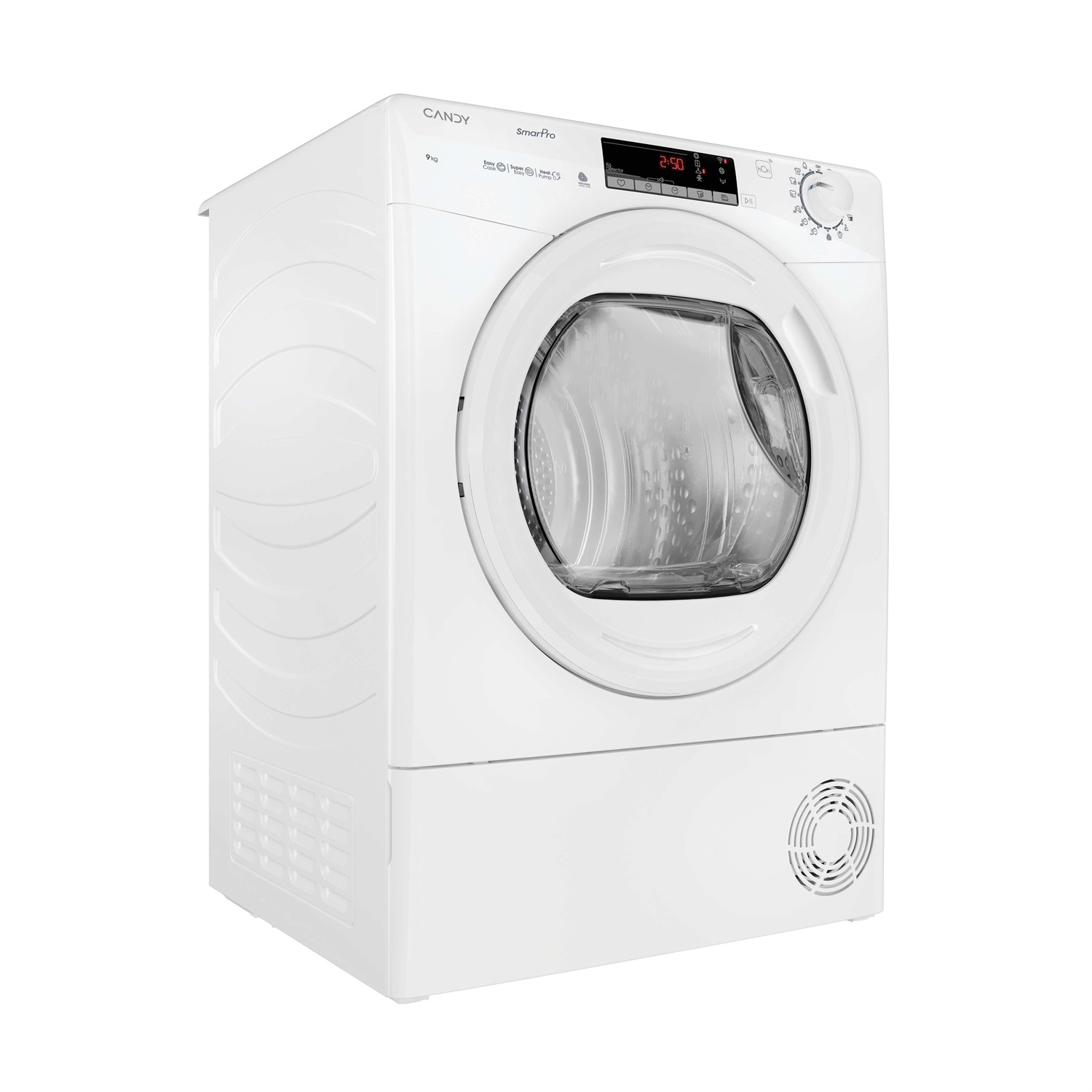 Candy Asciugatrice a Pompa di Calore 9 Kg Classe D con WiFi e 15 Programmi - Modello CRO EH9N2TE-S