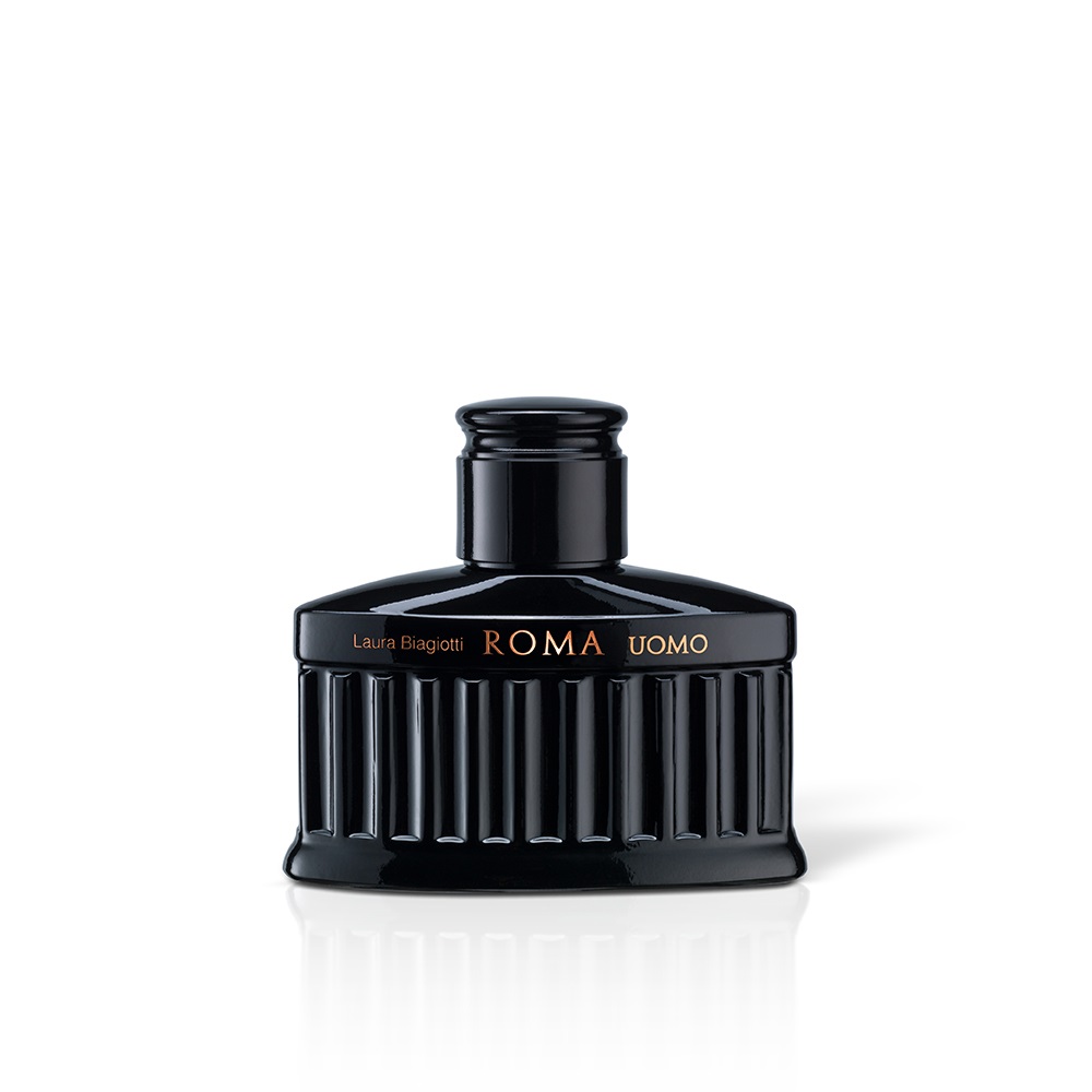 Laura Biagiotti Roma Uomo Nero Estremo Eau de Parfum Intense 40ml - Fougère Ambrata e Legnosa, Note di Bergamotto, Limone Invernale, Geranio, Lavanda, Vaniglia e Vetiver