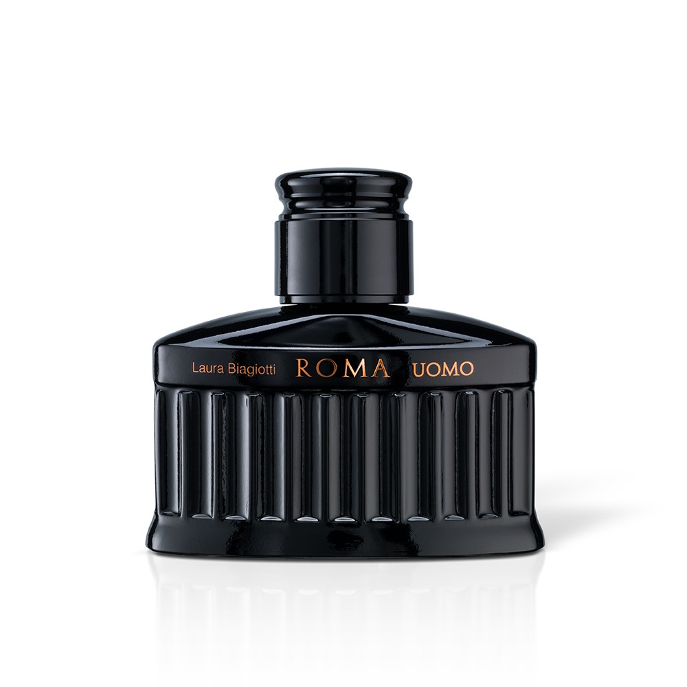 Laura Biagiotti Roma Uomo Nero Estremo Eau de Parfum Intense 75 ml - Fougère ambrata e legnosa con note di Bergamotto e Vaniglia