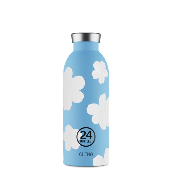 24Bottles Bottiglia Termica Clima Floral Daydreaming 500 ml - Acciaio Inox, 100% Ermetica, Design Italiano