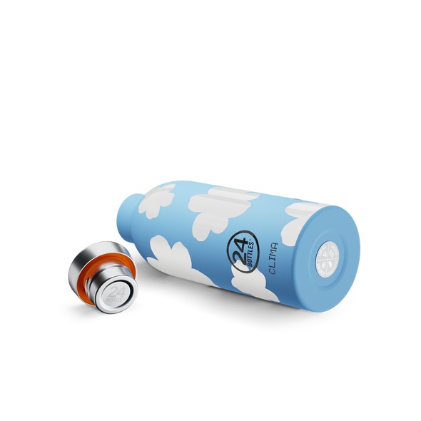 24Bottles Bottiglia Termica Clima Floral Daydreaming 500 ml - Acciaio Inox, 100% Ermetica, Design Italiano