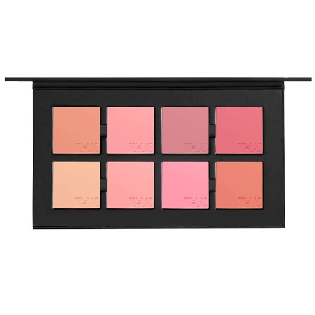 Mulac Cosmetics Moody Blushes Palette - Fard Compatto con 8 Tonalità Vegan