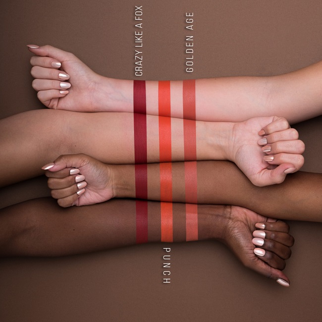 Mulac Cosmetics Rossetto Opaco Punch 20 - Arancio Brillante, Texture Cremosa, 3,5 g