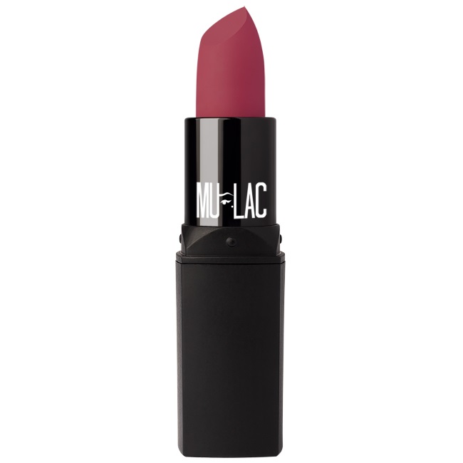 Mulac Cosmetics Rossetto Opaco Matte Rudolph 32 - 3.5g, Finish Vellutato e Long-lasting
