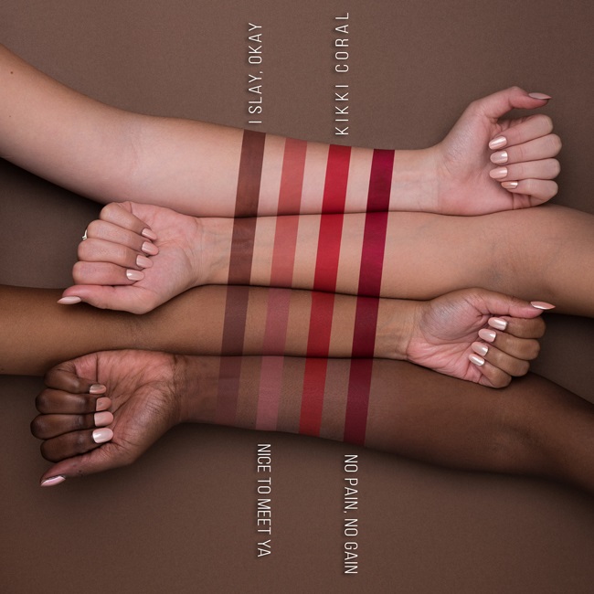 Mulac Cosmetics Velvet Ink Liquid Lipstick - Kikki Coral 12, Rossetto Liquido Opaco Vegan, Lunga Durata, Finish Ultra-Opaco