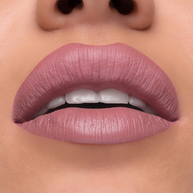 Mulac Cosmetics Rossetto Opaco Mai Più Tua 44 - Nude-Rosato Acceso, 3.5g, Formula Naturale e Vegan