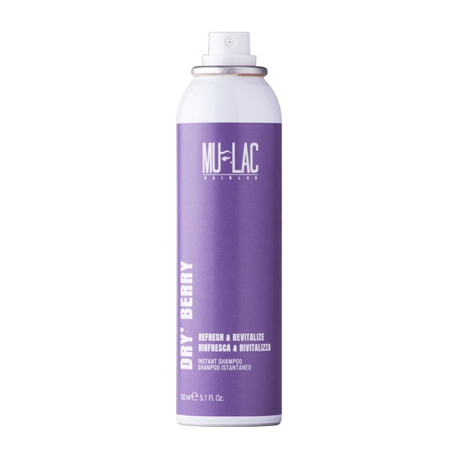 Mulac Dry'Berry 10 Shampoo Secco Istantaneo 150ml - Volumizzante con Olio di Moringa