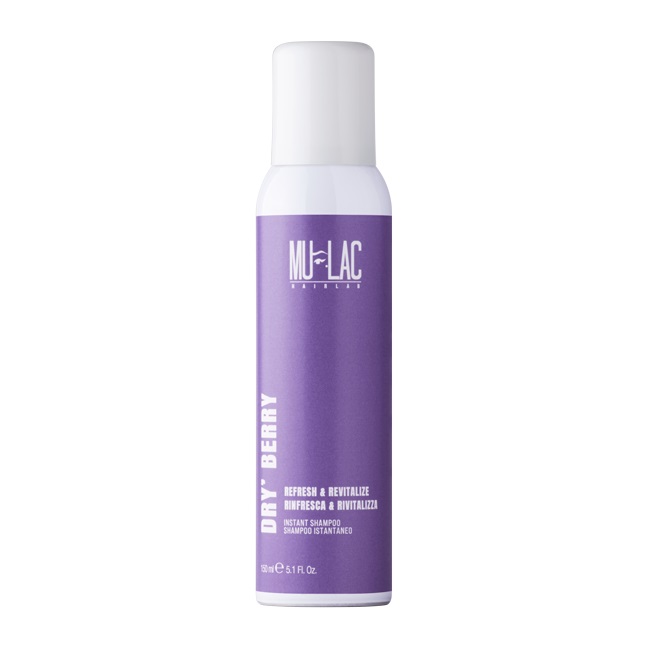 Mulac Dry'Berry 10 Shampoo Secco Istantaneo 150ml - Volumizzante con Olio di Moringa