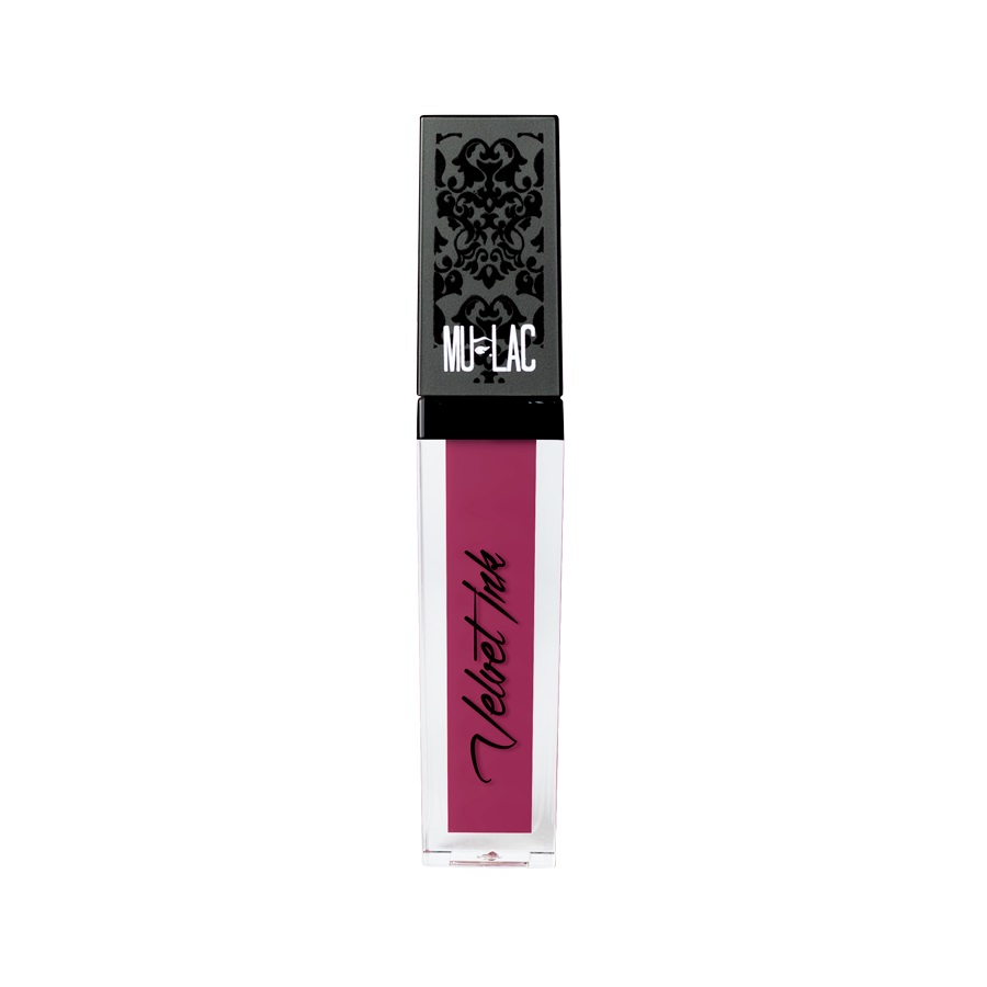 Mulac Cosmetics Velvet Ink Liquid Lipstick - Colore: Mistress 37, Borgogna Ultra Opaco, Vegan, Lunga Durata