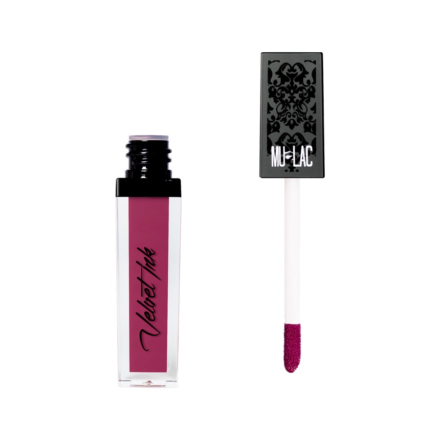 Mulac Cosmetics Velvet Ink Liquid Lipstick - Colore: Mistress 37, Borgogna Ultra Opaco, Vegan, Lunga Durata