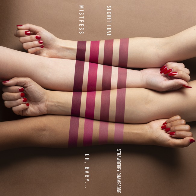 Mulac Cosmetics Velvet Ink Liquid Lipstick - Colore: Mistress 37, Borgogna Ultra Opaco, Vegan, Lunga Durata