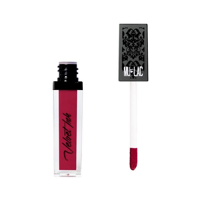 Mulac Cosmetics Velvet Ink Liquid Lipstick 42 Gypsy Red - Rossetto Liquido Opaco, Colore Pieno, Tenuta Estrema, Formula Vegan No-Transfer