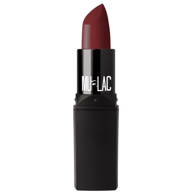 Mulac Cosmetics Rossetto Opaco Dark Heart 61 - Finish Vellutato, Colore Intenso, 3.5g