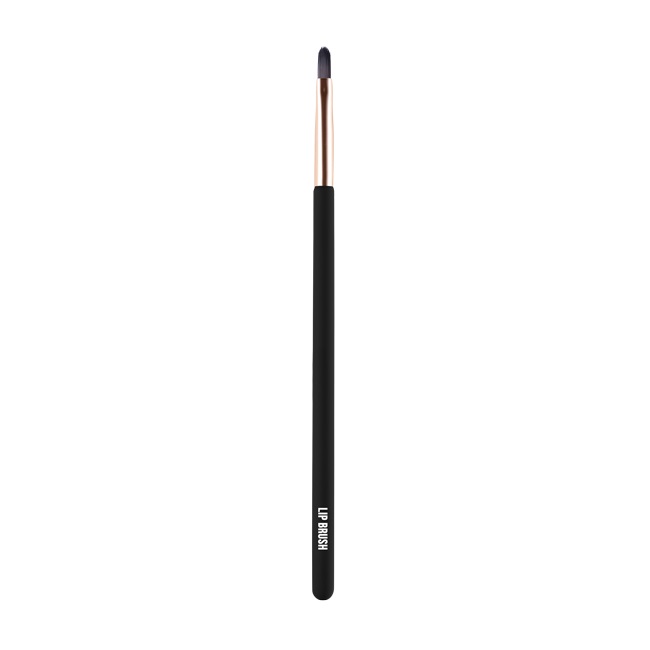 Mulac Cosmetics Lip Brush - Pennello Labbra in Fibra Sintetica con Setole Allungate e Punta per Contorni Perfetti