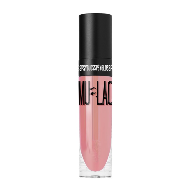 Mulac Cosmetics Psygloss 01 NC - Lipgloss Rimpolpante Semitrasparente con Finish Lucido e Attivi Volumizzanti