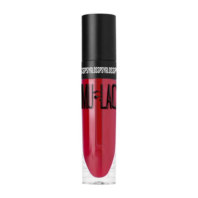 Mulac Cosmetics Psygloss 02 Fake - Lipgloss Rimpolpante Rosso Semitrasparente con Texture Jelly e Finish Lucido