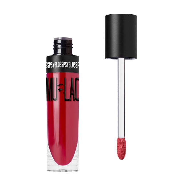 Mulac Cosmetics Psygloss 02 Fake - Lipgloss Rimpolpante Rosso Semitrasparente con Texture Jelly e Finish Lucido