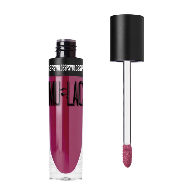 Mulac Cosmetics Psygloss 03 Ego - Lipgloss Fucsia Semitrasparente con Effetto Rimpolpante, Texture Jelly e Finish Lucido