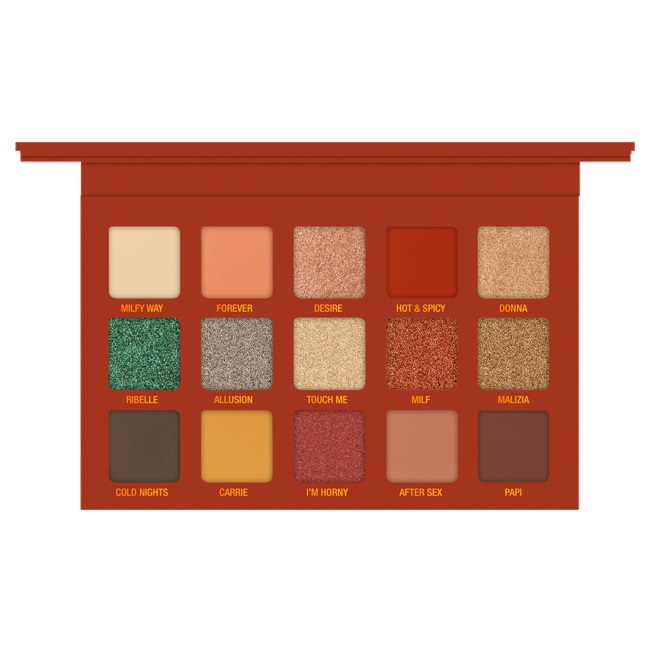 Mulac Cosmetics M.I.L.F. Palette - Palette Occhi Vegan e Cruelty Free con 12 Colori e 6 Texture