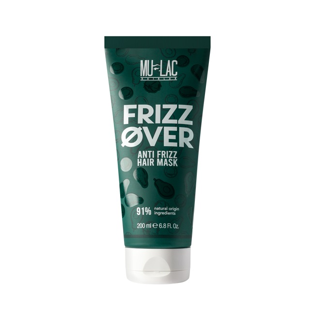 Mulac Frizz Over Maschera Capelli Anti-Crespo 200ml - Azione Districante con Latte di Cocco e Avocado