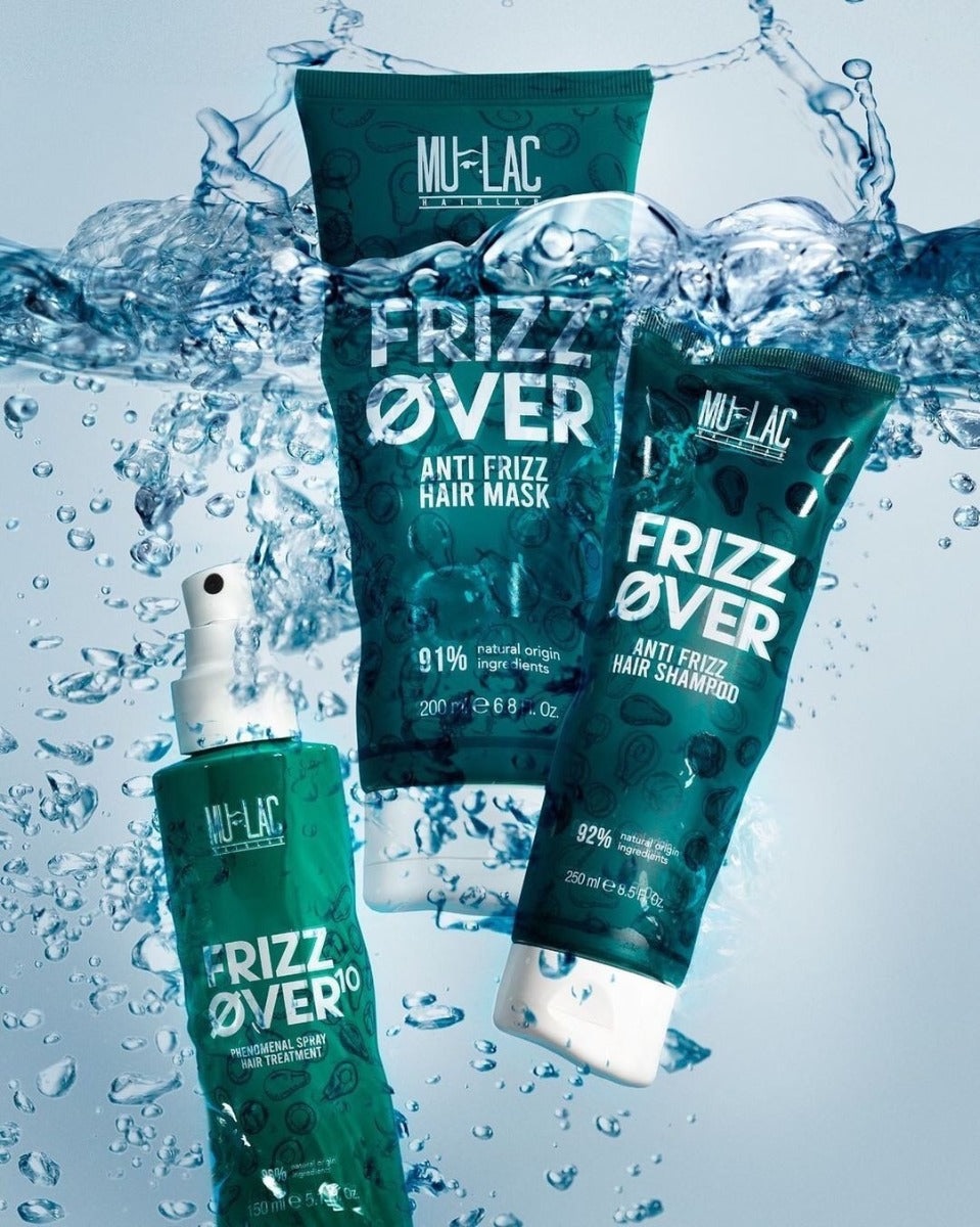 Mulac Frizz Over Maschera Capelli Anti-Crespo 200ml - Azione Districante con Latte di Cocco e Avocado