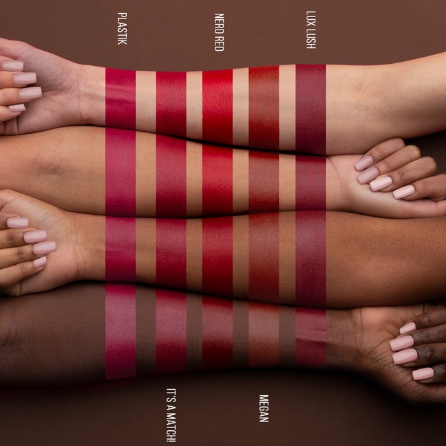 Mulac Cosmetics Creamlust Lipstick - Rossetto Cremoso Luxlush 10, Vegan, Finish Luminoso