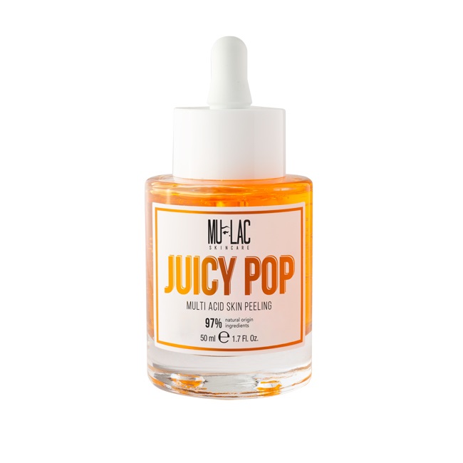 Mulac Juicy Pop Multi Acid Skin Peeling 50ml - Peeling Esfoliante Multiattivo con 20% AHA e 1% BHA