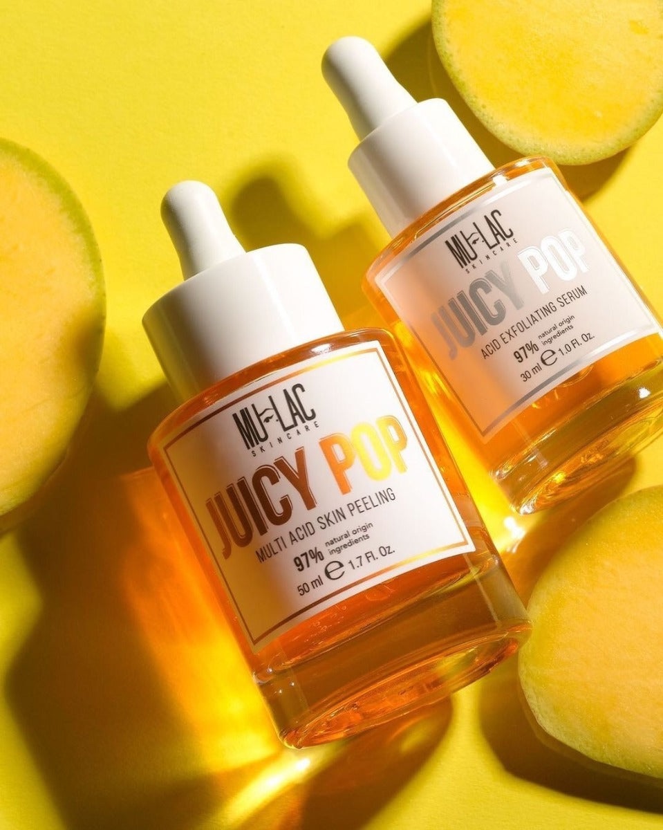 Mulac Juicy Pop Multi Acid Skin Peeling 50ml - Peeling Esfoliante Multiattivo con 20% AHA e 1% BHA