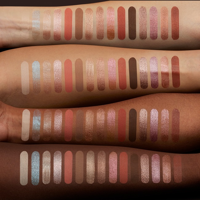 Mulac Cosmetics Anarchyglam Palette Occhi - Pigmenti Pressati, Formula Vegan, 15 Colori, Texture Innovative