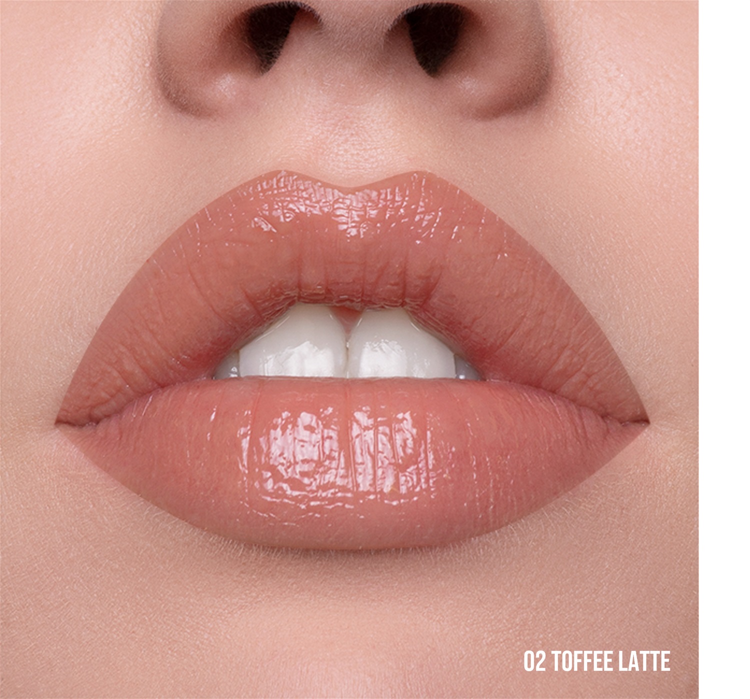 Mulac Cosmetics Lip Toy 02 Toffee Latte - Balsamo Labbra Colorato Vegan 2.5g con Finish Brillante e Effetto Rimpolpante
