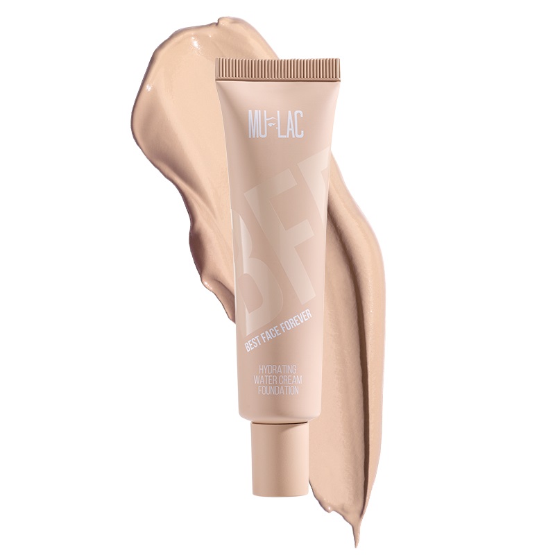 Mulac BFF Best Face Forever Fondotinta Cremoso 3R - Idratante e Illuminante, Vegan, 30 ml