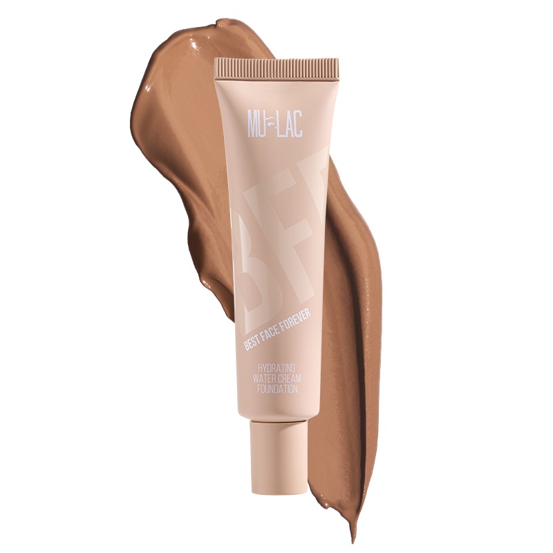 Mulac Cosmetics BFF Best Face Forever Fondotinta Cremoso Idratante 30ml tonalità caffè-latte 8N Vegan