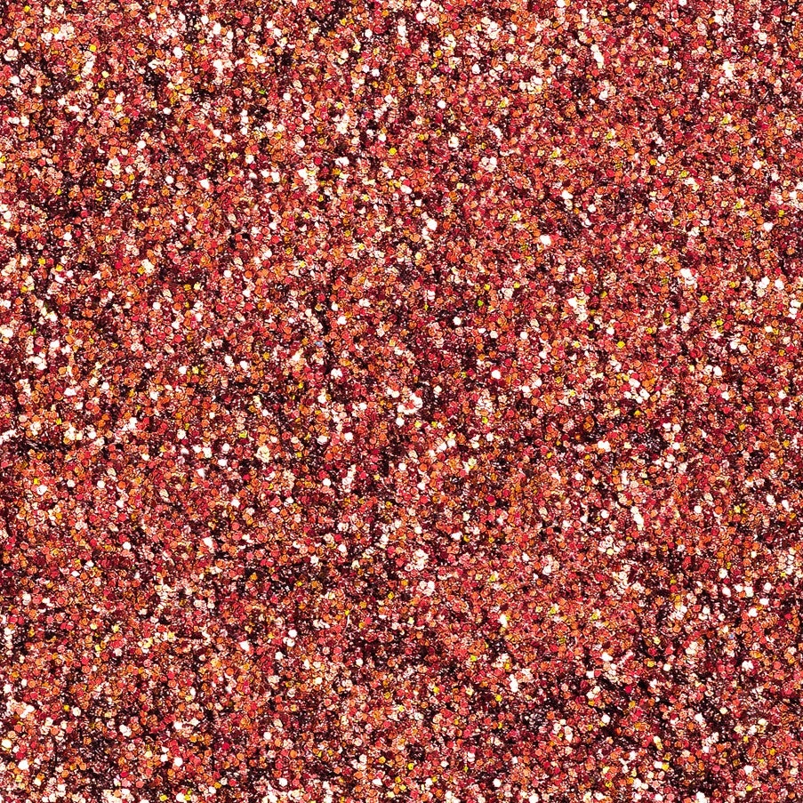 Mulac Cosmetics Glitter Pressato Refill Velvet 2016 - Ombretto Borgogna con Riflessi Dorati e Ramati, Formula Vegan, Texture Luminosa