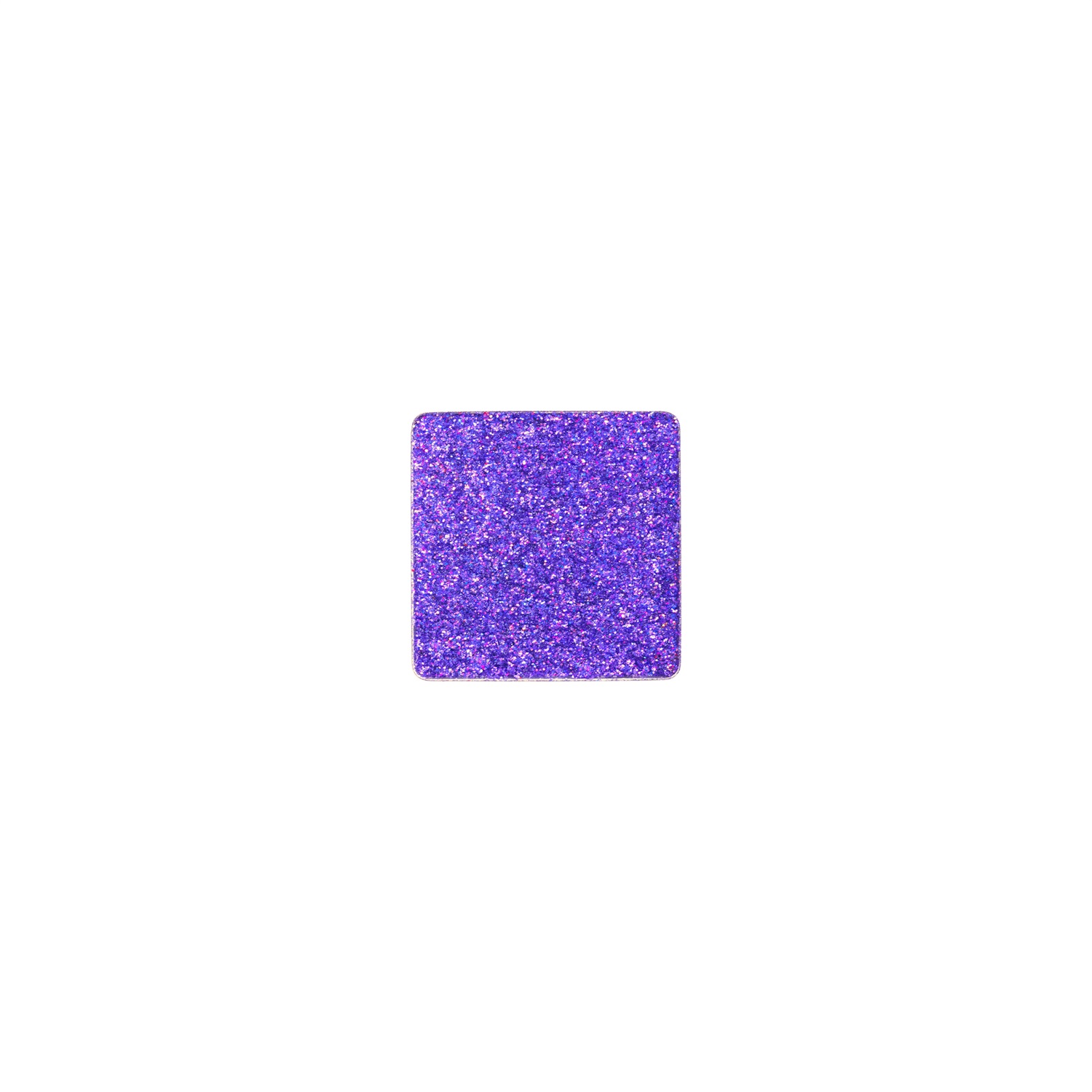 Mulac Cosmetics Glitter Pressato Refill DIFFERENT 2014 - Ombretto con base viola e riflessi azzurri, rame e rosa, Vegan Formula
