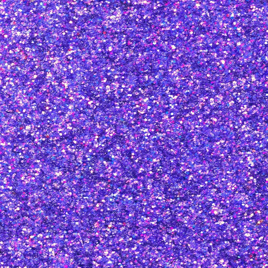 Mulac Cosmetics Glitter Pressato Refill DIFFERENT 2014 - Ombretto con base viola e riflessi azzurri, rame e rosa, Vegan Formula