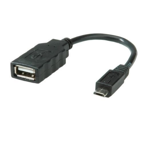 Nilox RO11.02.8311 Cavo e Adattatore Micro-USB B USB A 2.0 Nero con Funzionalità OTG