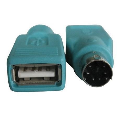 Nilox NX080500105 Adattatore USB 2.0 a PS/2 Verde con Connettore Maschio e Femmina