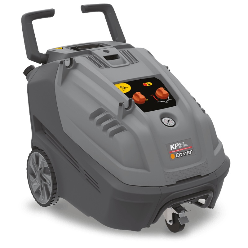 Comet KP Classic 3.10 10/140 M - Idropulitrice Professionale a Caldo 140 Bar, 600 l/h, Monofase, Testata in Ottone