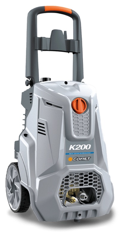 Comet K 200 10/150 M Extra - Idropulitrice Semiprofessionale a Freddo 150 bar 600 l/h Elettrica con Motore Monofase e Total Stop