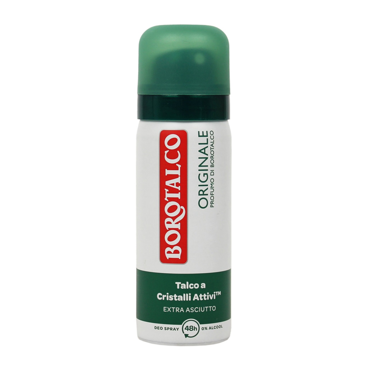 Borotalco Deodorante Spray Originale 50ml - Tripla Protezione dal Sudore e Effetto Extra Asciutto