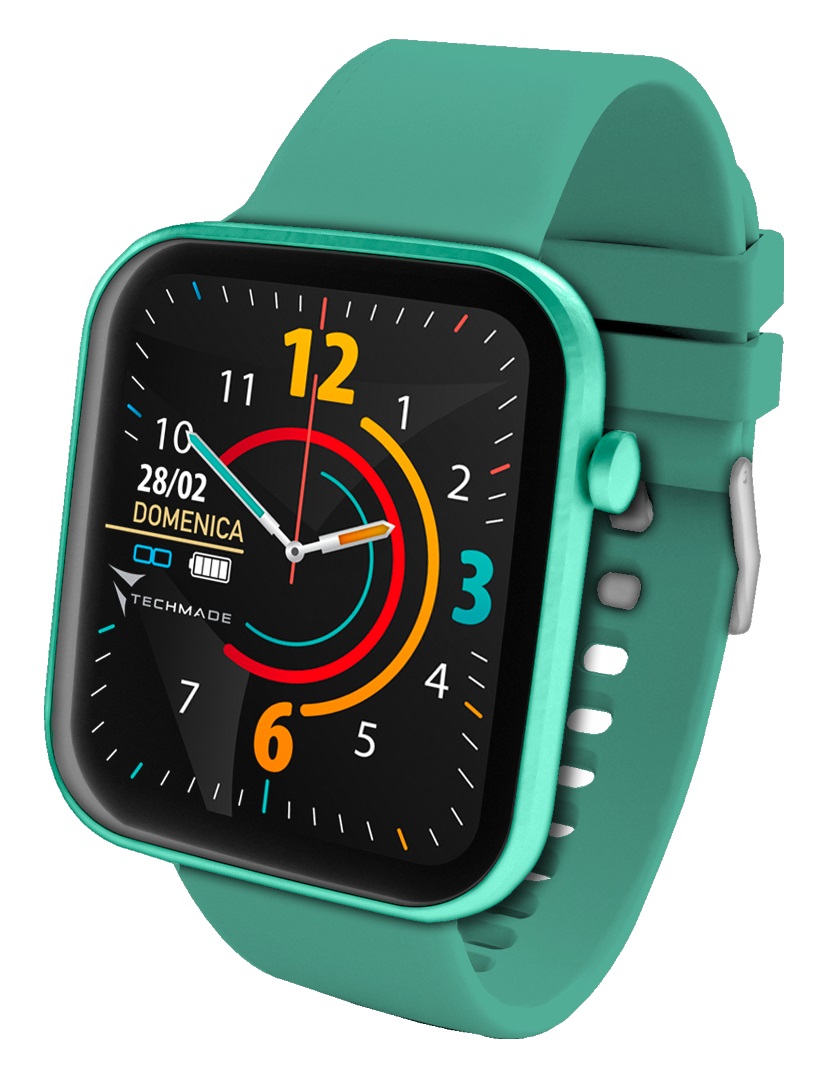 TechMade Smartwatch TM-HAVA-GR Verde con Display 1.69