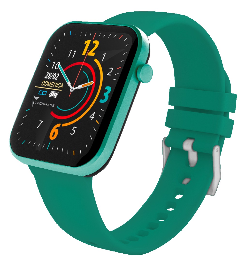 TechMade Smartwatch TM-HAVA-GR Verde con Display 1.69