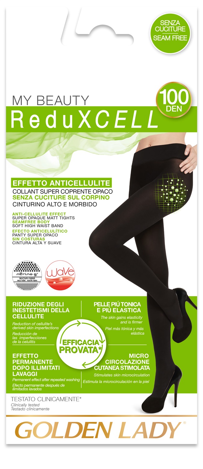 Golden Lady Collant ReduXCELL 100 Denari Taglia 4 Effetto Anti Cellulite