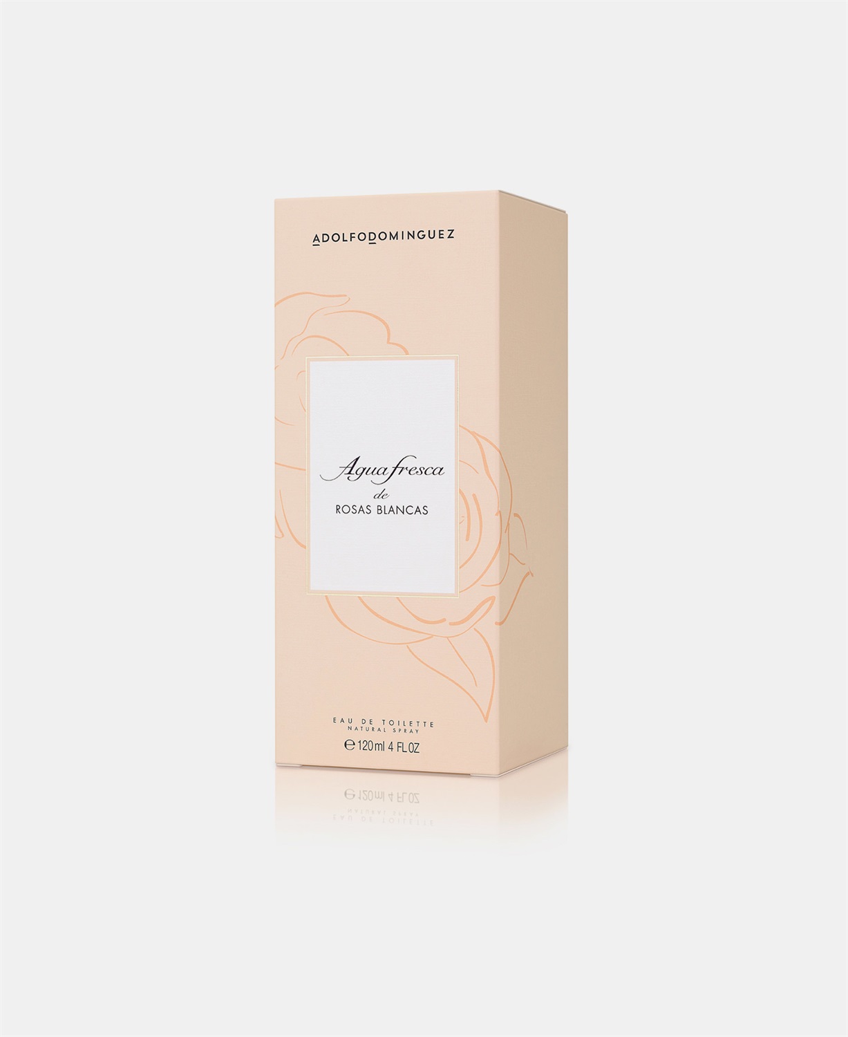 Adolfo Dominguez Agua Fresca de Rosas Blancas Eau de Toilette Spray 120 ml Donna - Fragranza Floreale Chypre