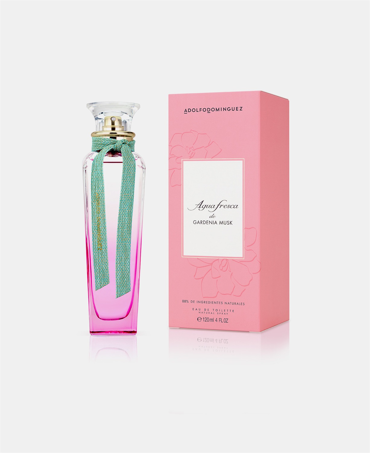 Adolfo Dominguez Agua Fresca de Gardenia Musk Eau de Toilette 120 ml - Fragranza Floreale Legnosa Muschiata per Donna