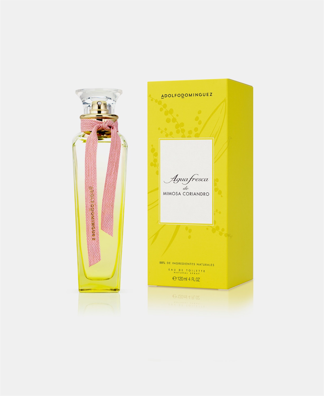 Adolfo Dominguez Agua Fresca de Mimosa Coriandro Eau de Toilette 120 ml Donna - Fragranza Floreale Legnosa Muschiata